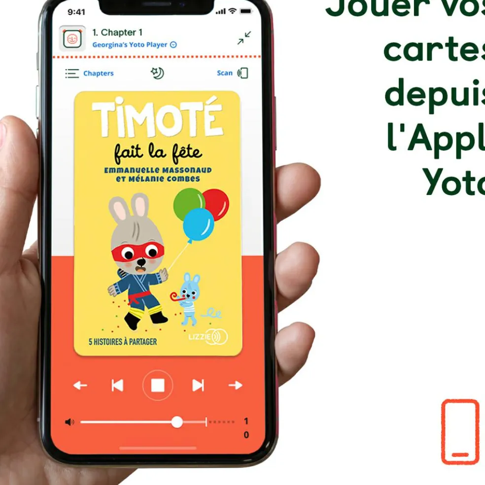 Carte Timoté fait la fête pour Yoto Player et Mini (Edition 2024)