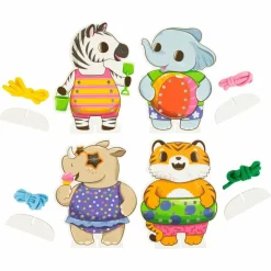 Cartes à lacer fête de la plage