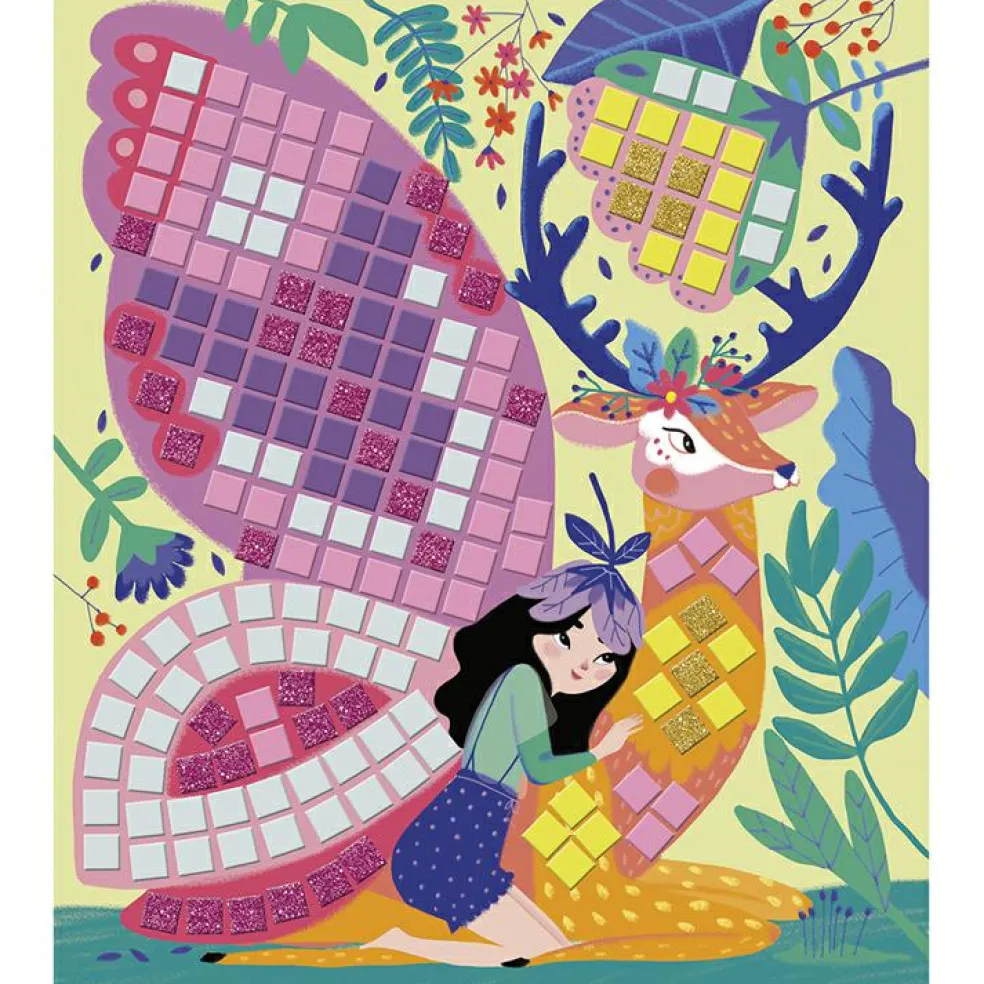 Cartes créatives mosaïques Fées