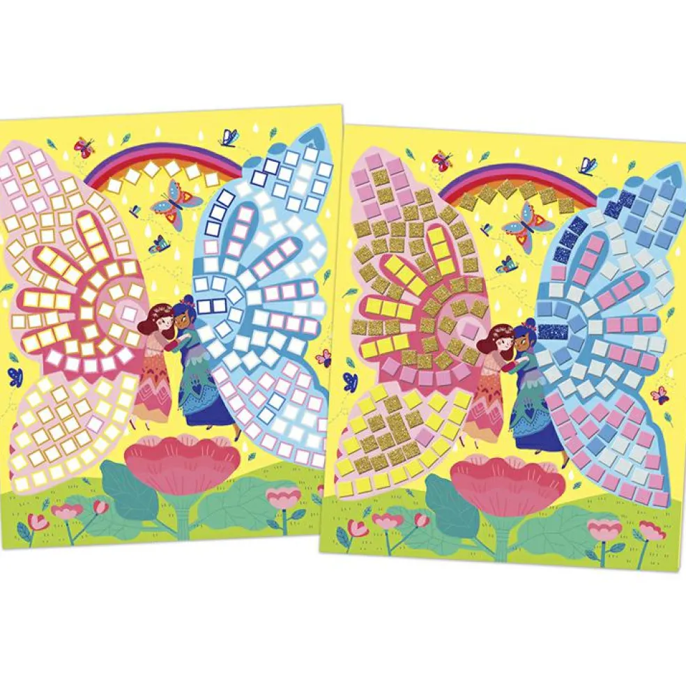 Cartes créatives mosaïques Fées