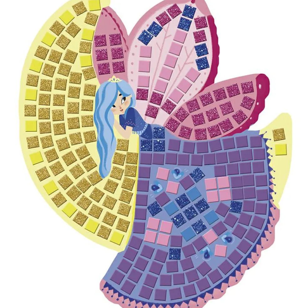 Cartes créatives mosaïques Fées