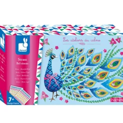 Cartes créatives Strass Bel oiseau Les ateliers du calme