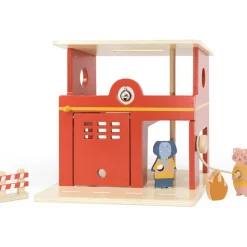 Caserne de pompiers en bois All animals