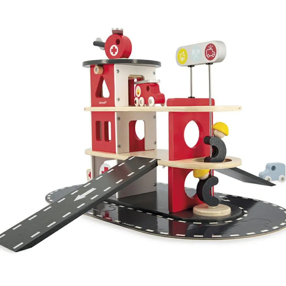 Caserne de pompiers en bois Bolid