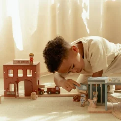 Caserne de pompiers en bois