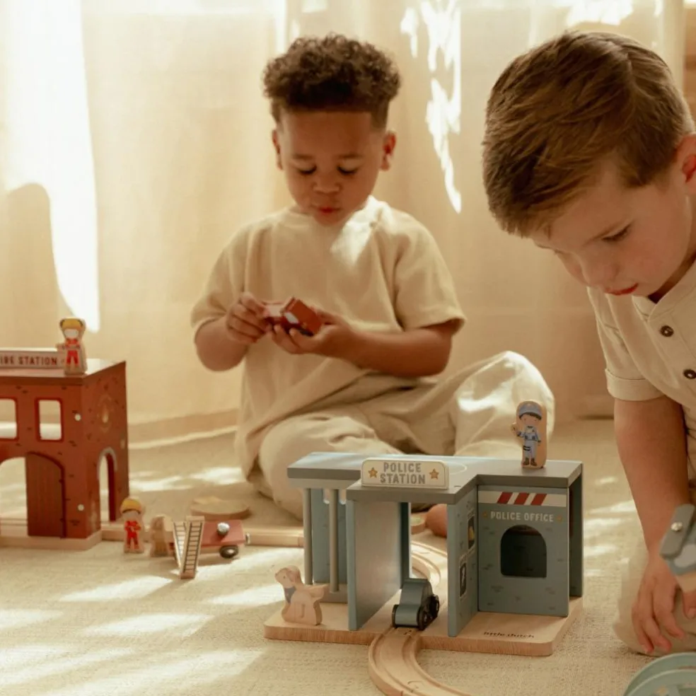 Caserne de pompiers en bois