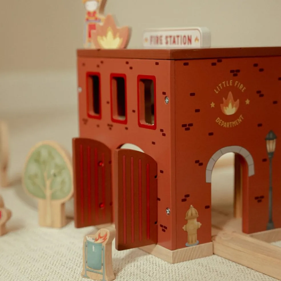 Caserne de pompiers en bois