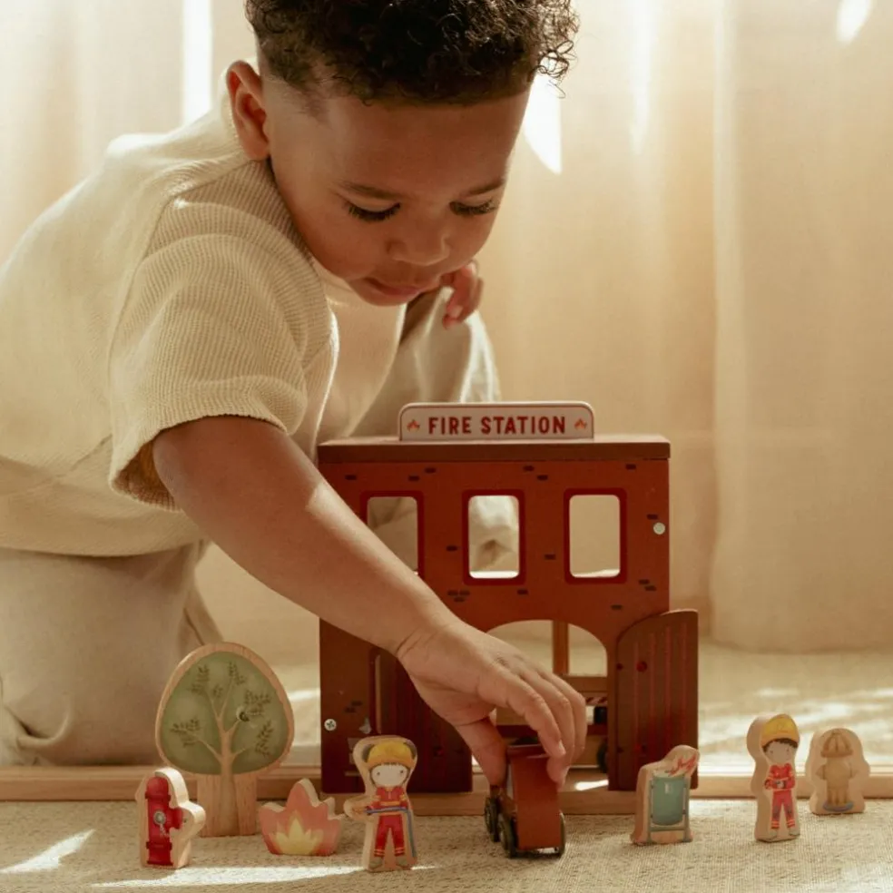 Caserne de pompiers en bois