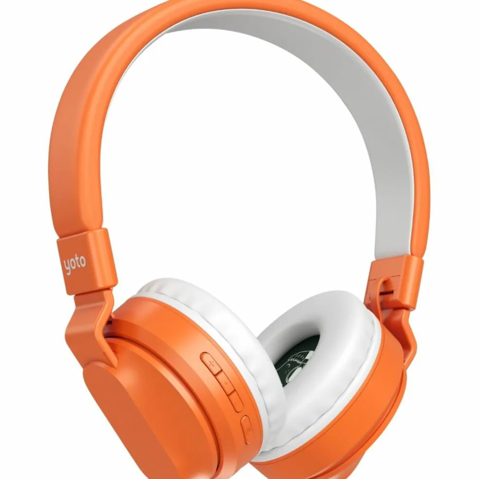 Casque audio sans fil orange