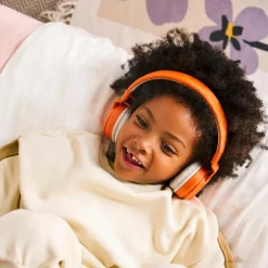 Casque audio sans fil orange