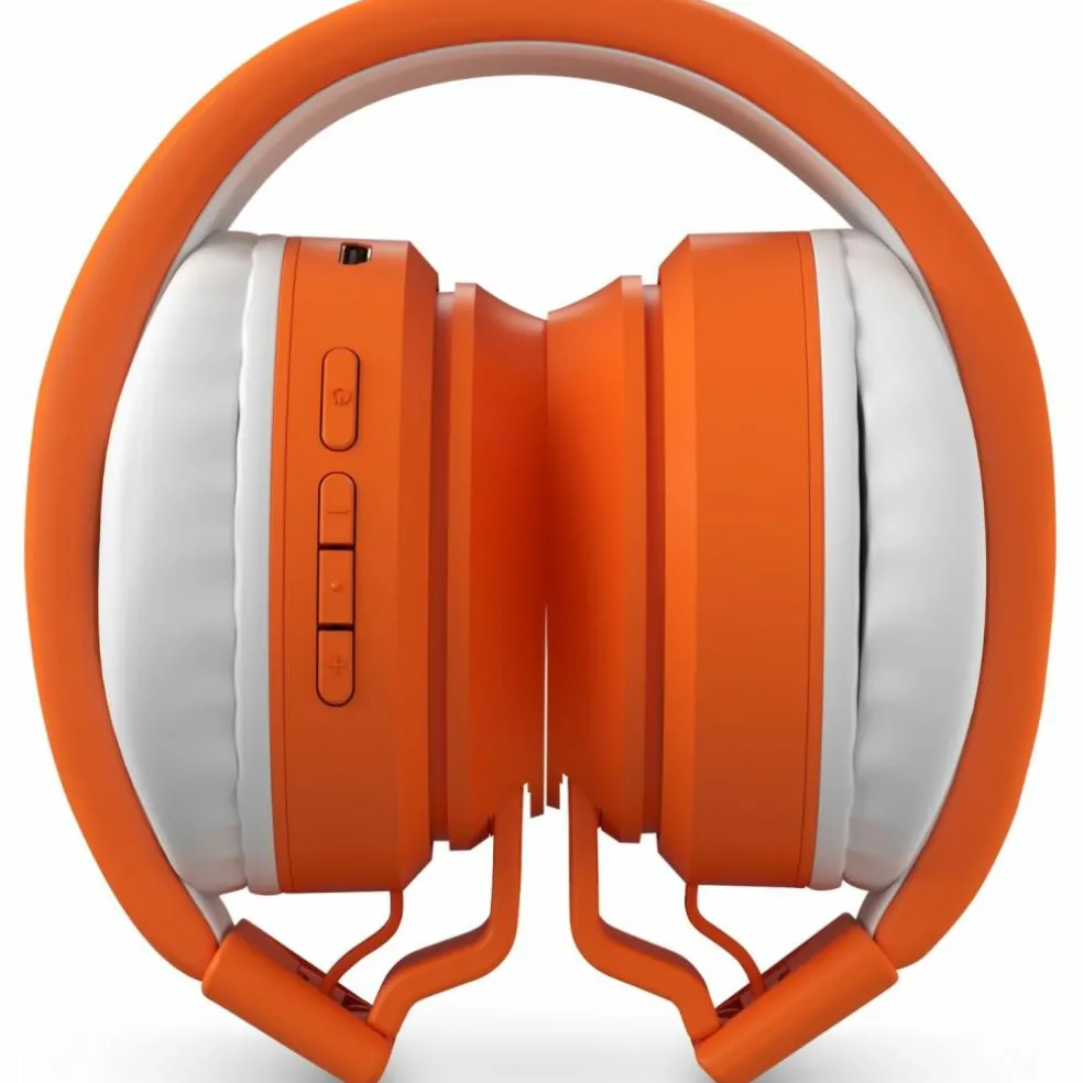 Casque audio sans fil orange