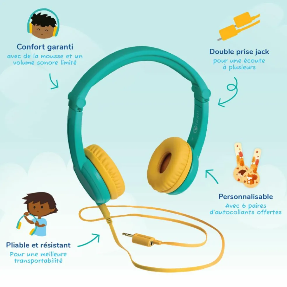 Casque audio Vert pour Ma fabrique à histoires