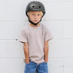 Casque noir (3-7 ans, 50-54 cm)