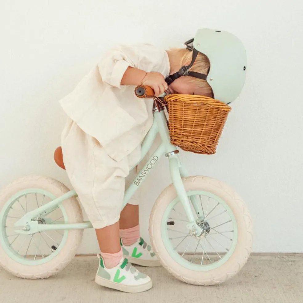 Casque vert mint (3-7 ans, 50-54 cm)