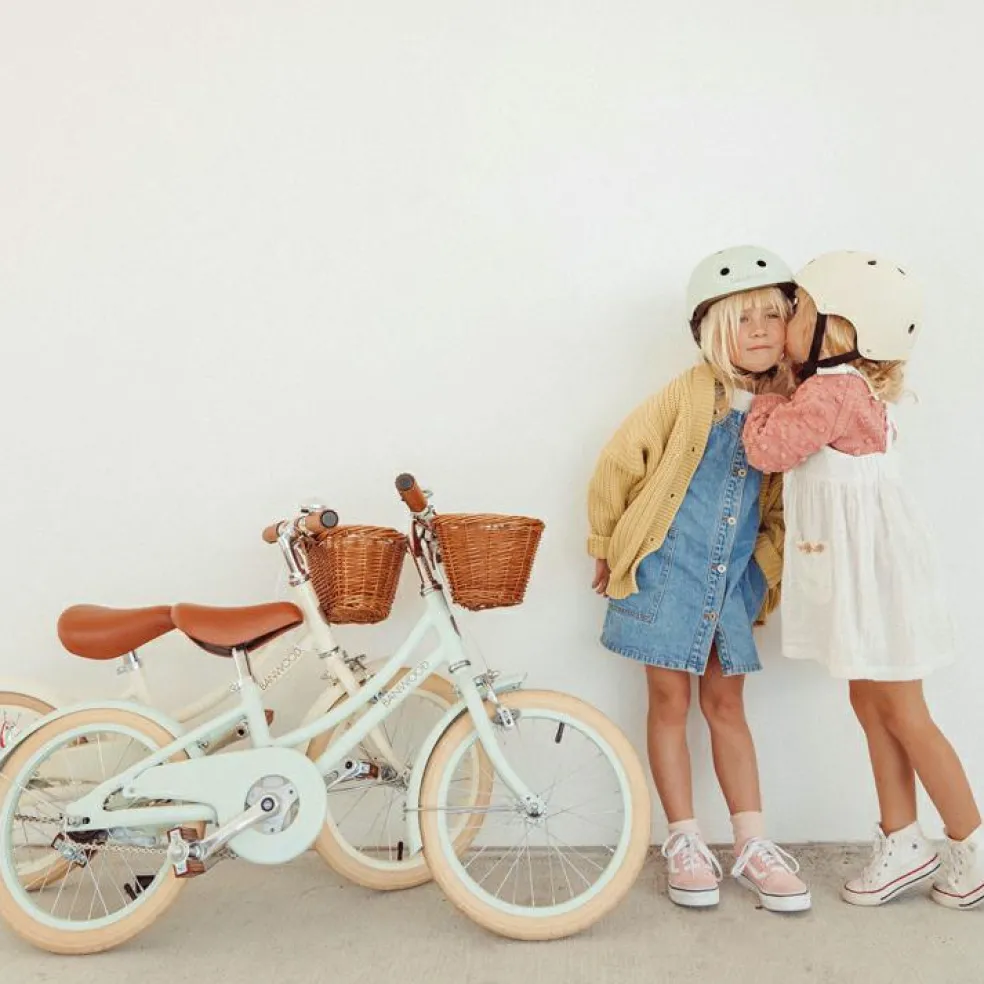 Casque vert mint (3-7 ans, 50-54 cm)