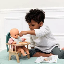 Chaise haute à barreaux pour poupon