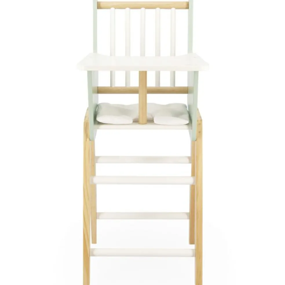 Chaise haute en bois Zen pour poupée