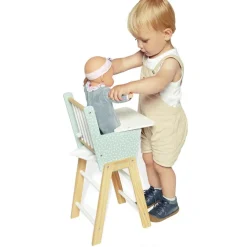 Chaise haute en bois Zen pour poupée