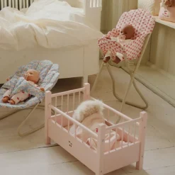 Chaise haute pour poupée Rosie Rose