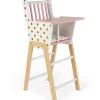 Chaise haute pour poupon Candy Chic