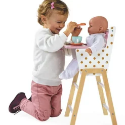 Chaise haute pour poupon Candy Chic