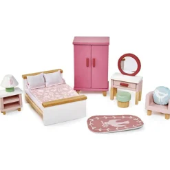 Chambre à coucher pour maison de poupée