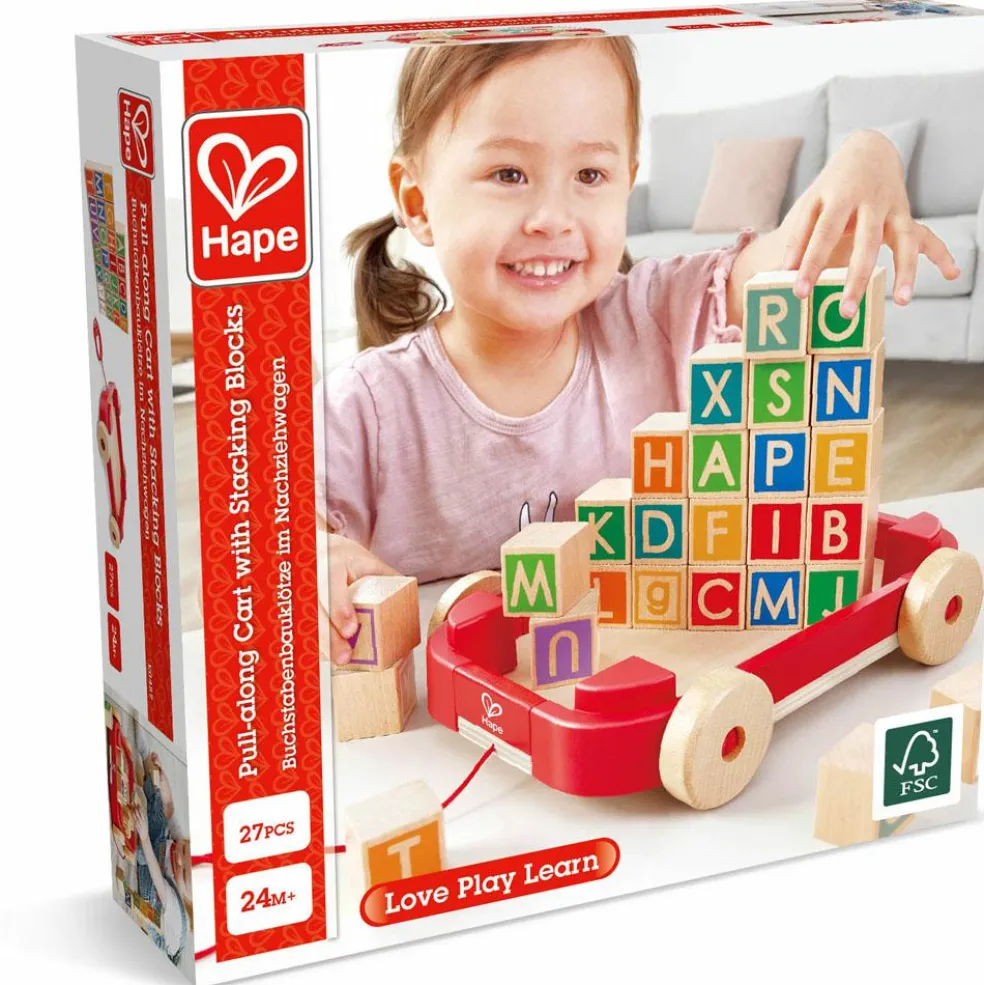 Chariot à roulettes avec blocs empilables