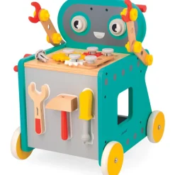 Chariot Brico'kids en bois robot (38 pièces)