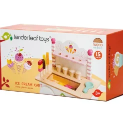 Chariot crème glacée en bois