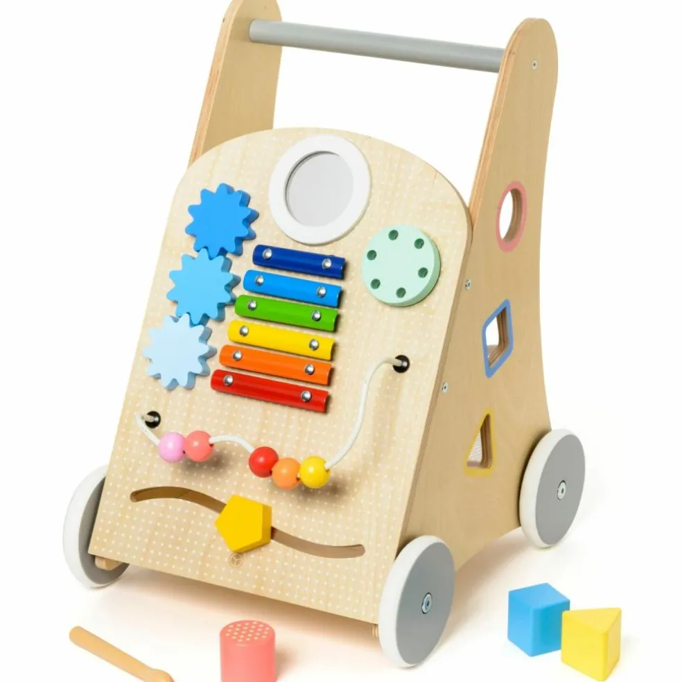 Chariot de marche avec freins