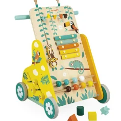 Chariot de marche multi-activités en bois Tropik