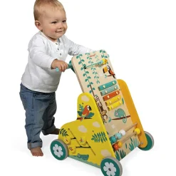 Chariot de marche multi-activités en bois Tropik