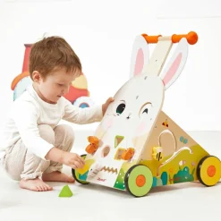 Chariot de marche multi-activités Lapin Ferme