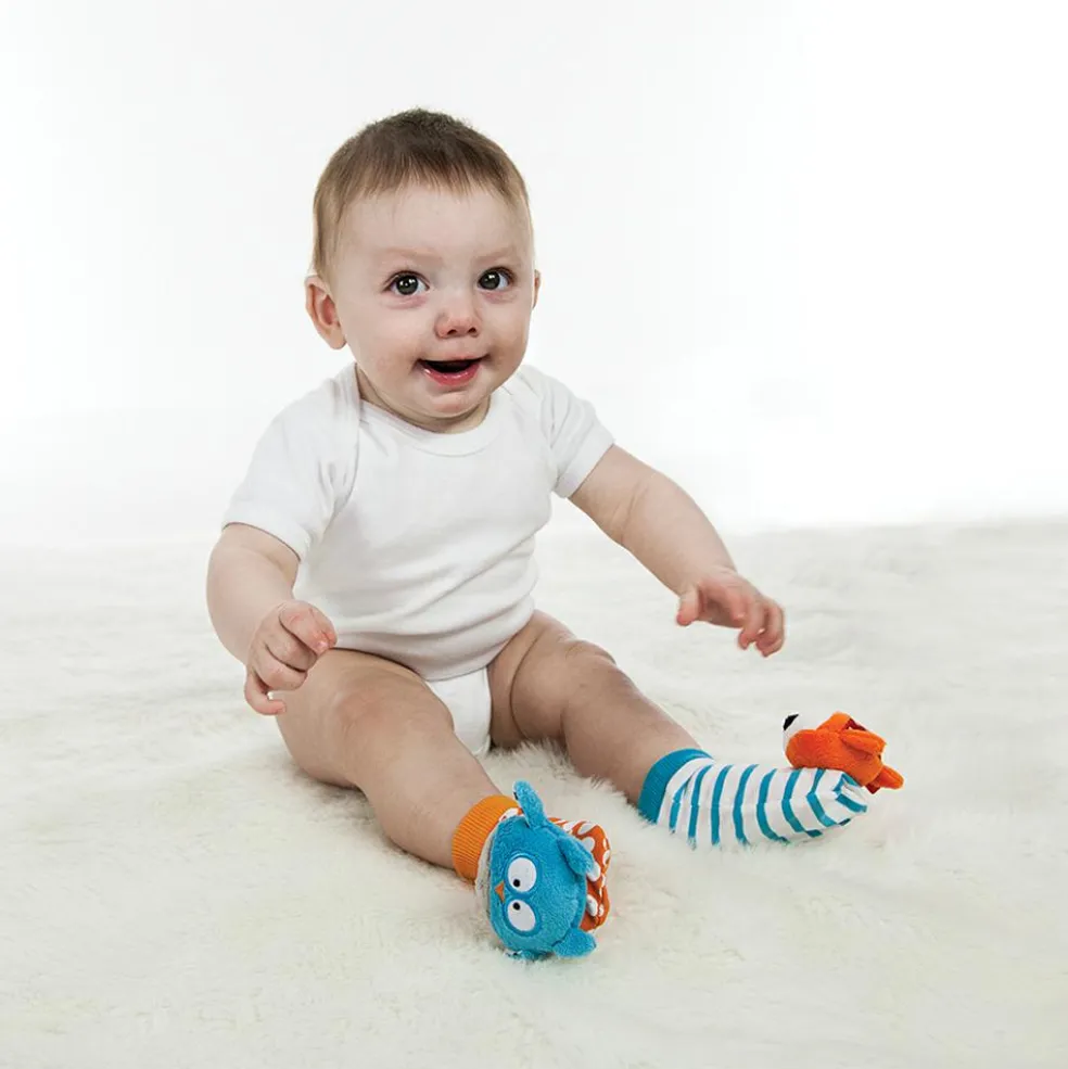 Chaussettes d'éveil Duö hibou et renard