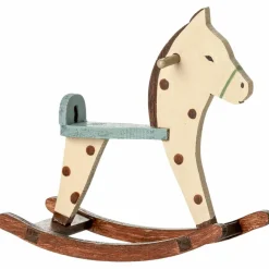 Cheval à bascule Souris à pois
