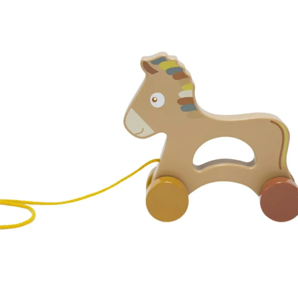 Cheval en bois à tirer