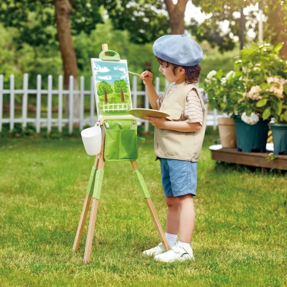 Chevalet portable en bambou