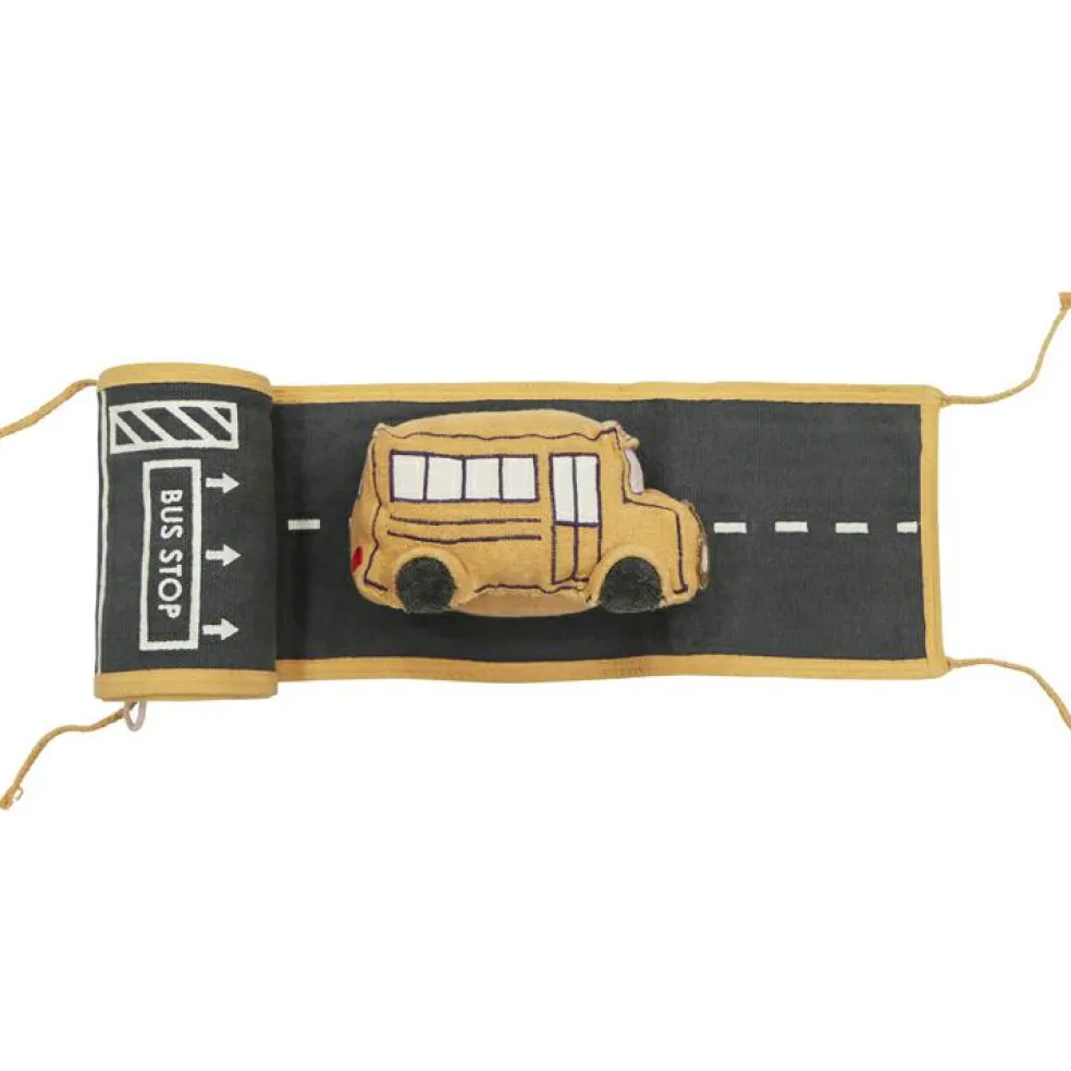 Circuit bus scolaire nomade en tissu