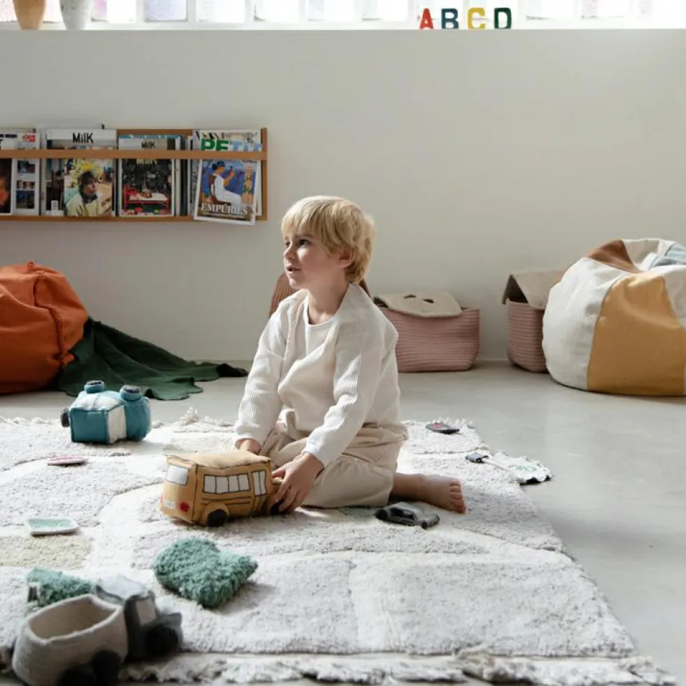 Circuit bus scolaire nomade en tissu