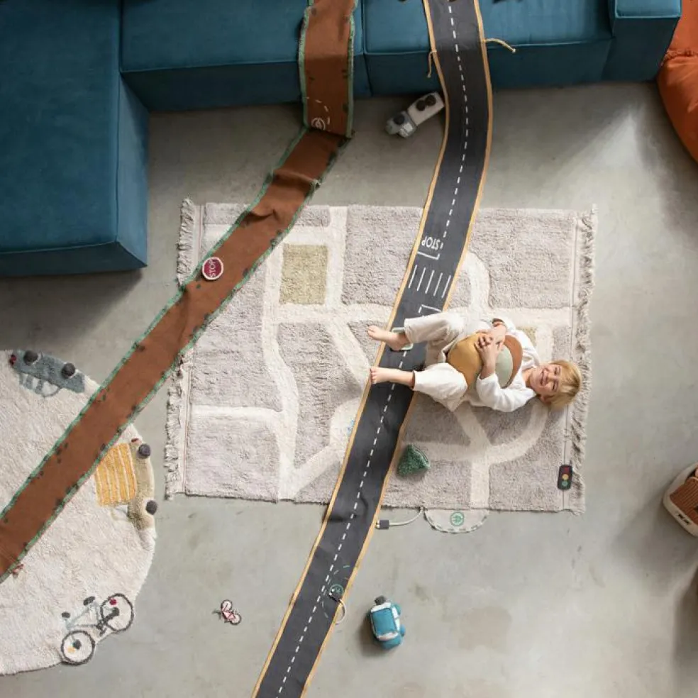 Circuit bus scolaire nomade en tissu