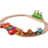 Circuit de train musical en bois jungle
