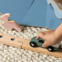 Circuit voiture en bois Dino