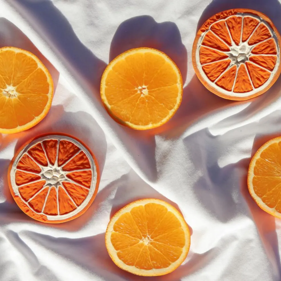 Clémentino l'orange en latex d'hévéa