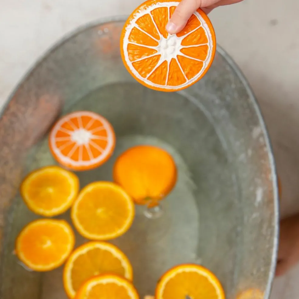Clémentino l'orange en latex d'hévéa