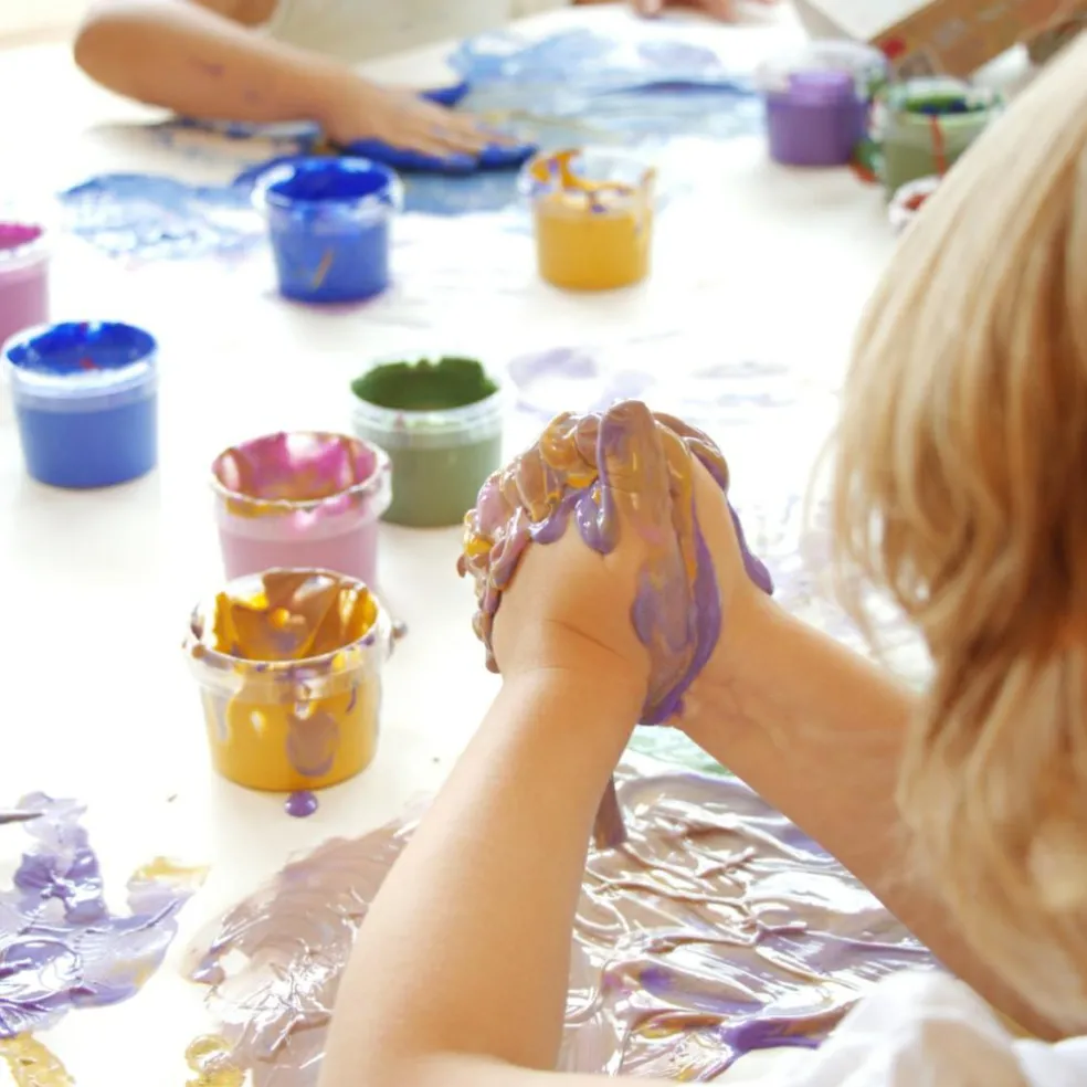 Coffret Aki peinture aux doigts naturelle et vegan (assort. 4 pots)