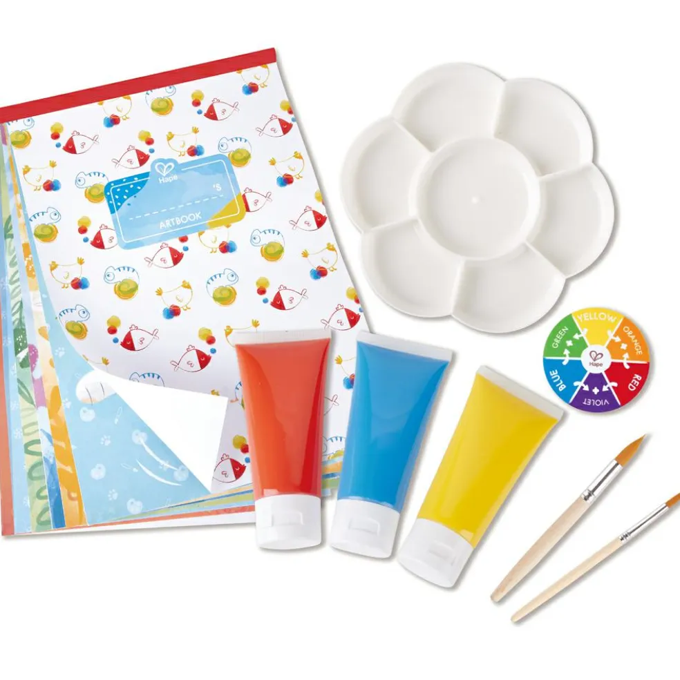 Coffret artistique mélange des couleurs