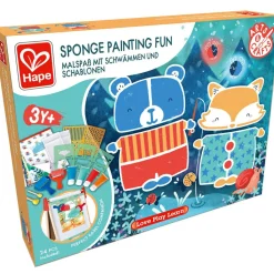 Coffret artistique peintures à l'éponge