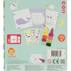 Coffret crayons de couleur et coloriages animaux