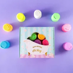 Coffret de 7 bombes de bain mini