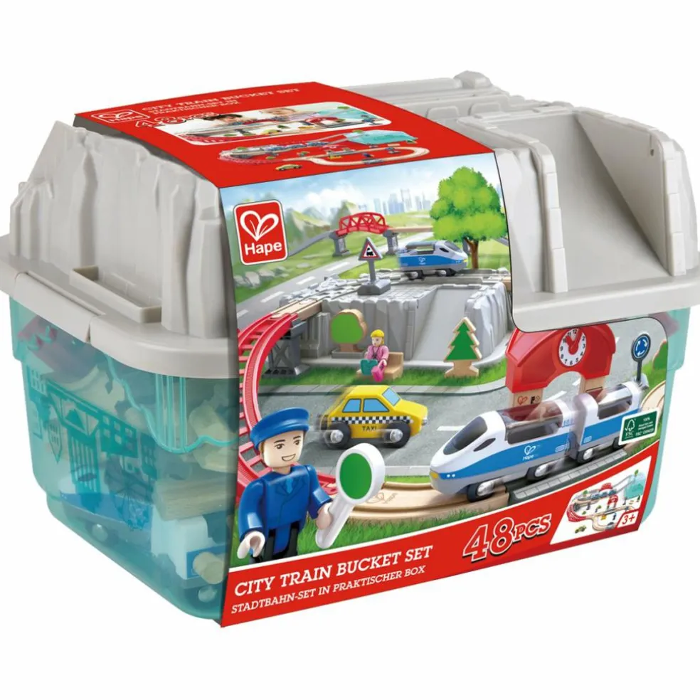 Coffret de train de la ville 2 en 1